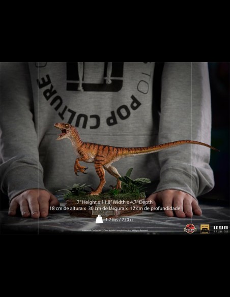 IRON STUDIOS DELUXE - Jurassic World Fallen Kingdom Velociraptor 1/10 Statua