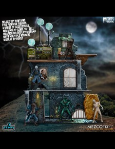 MEZCO - Mezco's Monsters: 5 Points - Tower of Fear Deluxe Action Figure Box Set