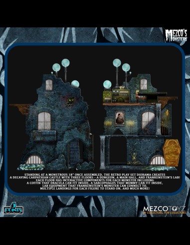 MEZCO - Mezco's Monsters: 5 Points - Tower of Fear Deluxe Action Figure Box Set