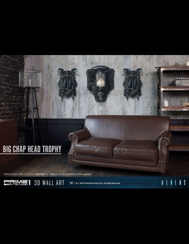 PRIME 1 - Alien 3D Wall Art Big Chap Head Trophy 58 cm
