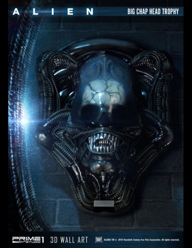 PRIME 1 - Alien 3D Wall Art Big Chap Head Trophy 58 cm