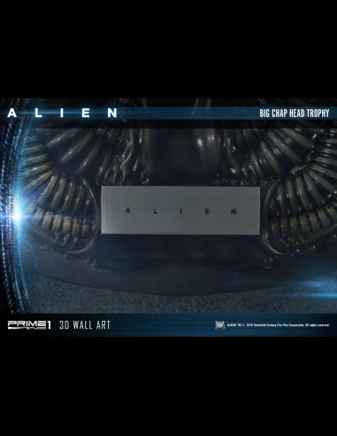 PRIME 1 - Alien 3D Wall Art Big Chap Head Trophy 58 cm