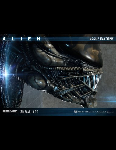 PRIME 1 - Alien 3D Wall Art Big Chap Head Trophy 58 cm